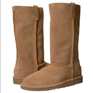 UGG Classic Tall Unlined and Perforated Boots